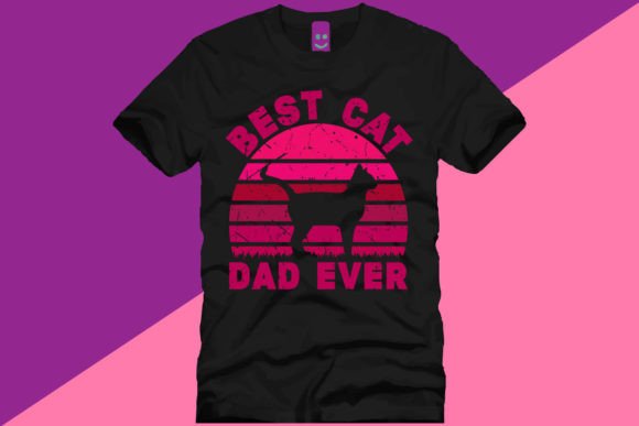 Best Cat Dad Ever T-Shirt: A Graphic for Local Brands
