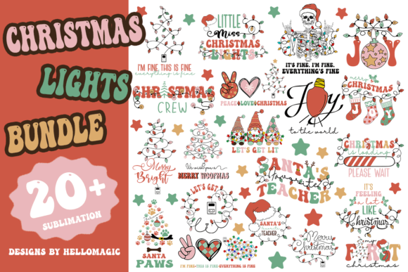 Christmas Lights SVG PNG Bundle: A Designer’s Review
