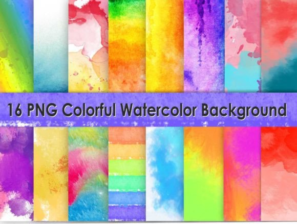 Colorful Watercolor Background: A Versatile Graphics Asset