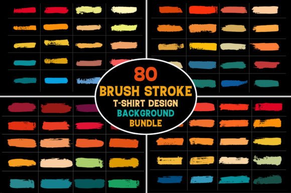 Ink Paint Brush Stroke Background for Creative Branding