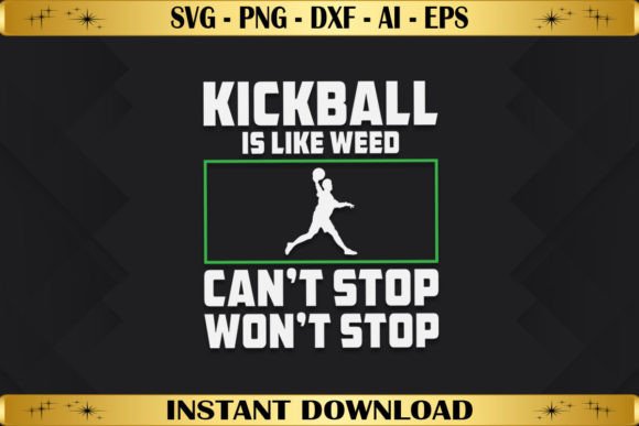 Kickball is Like Weed Can't Stop: A T-Shirt Design Graphics Review