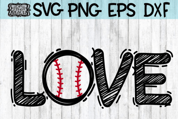 LOVE Baseball Graphics for Crafts & Digital Products