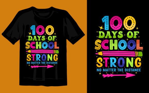 Review: 100 Days of School T-Shirt Design New for Graphics