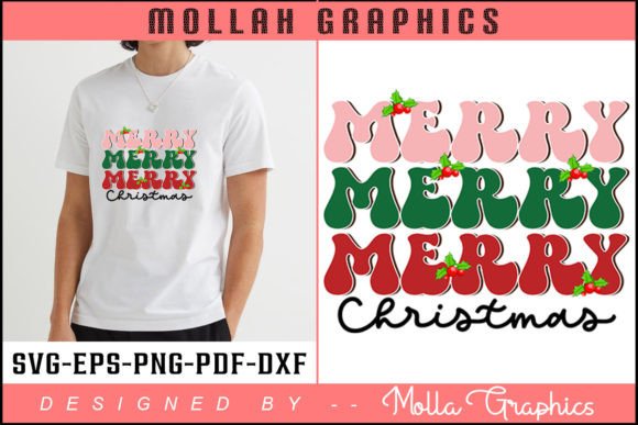 Review: Merry Merry Christmas Groovy Graphics for Print Templates