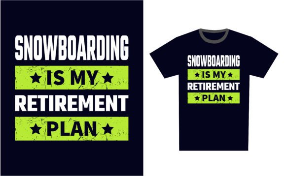 Snowboarding Graphics for T-Shirt Designs and More