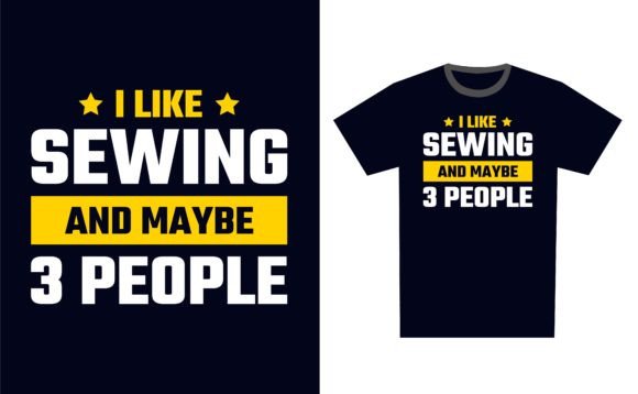 Typography Sewing: A Versatile T-Shirt Design