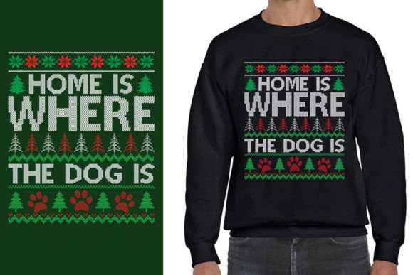 Ugly Christmas Sweater Design for T-Shirt Graphics