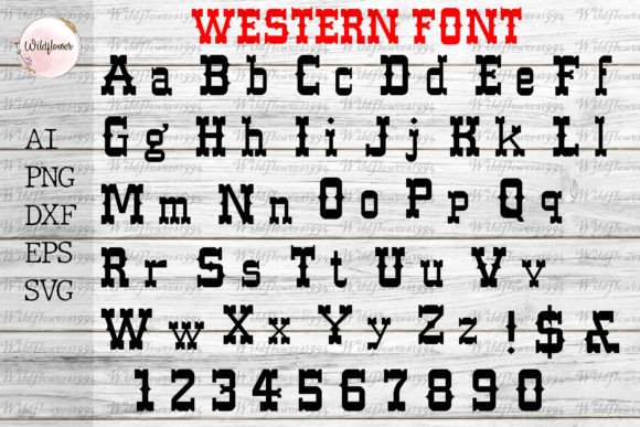 Western Font Svg: Graphics and Crafts Review