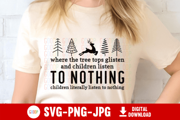 Where the Tree Tops Glisten: A Charming Illustration for Local Brands